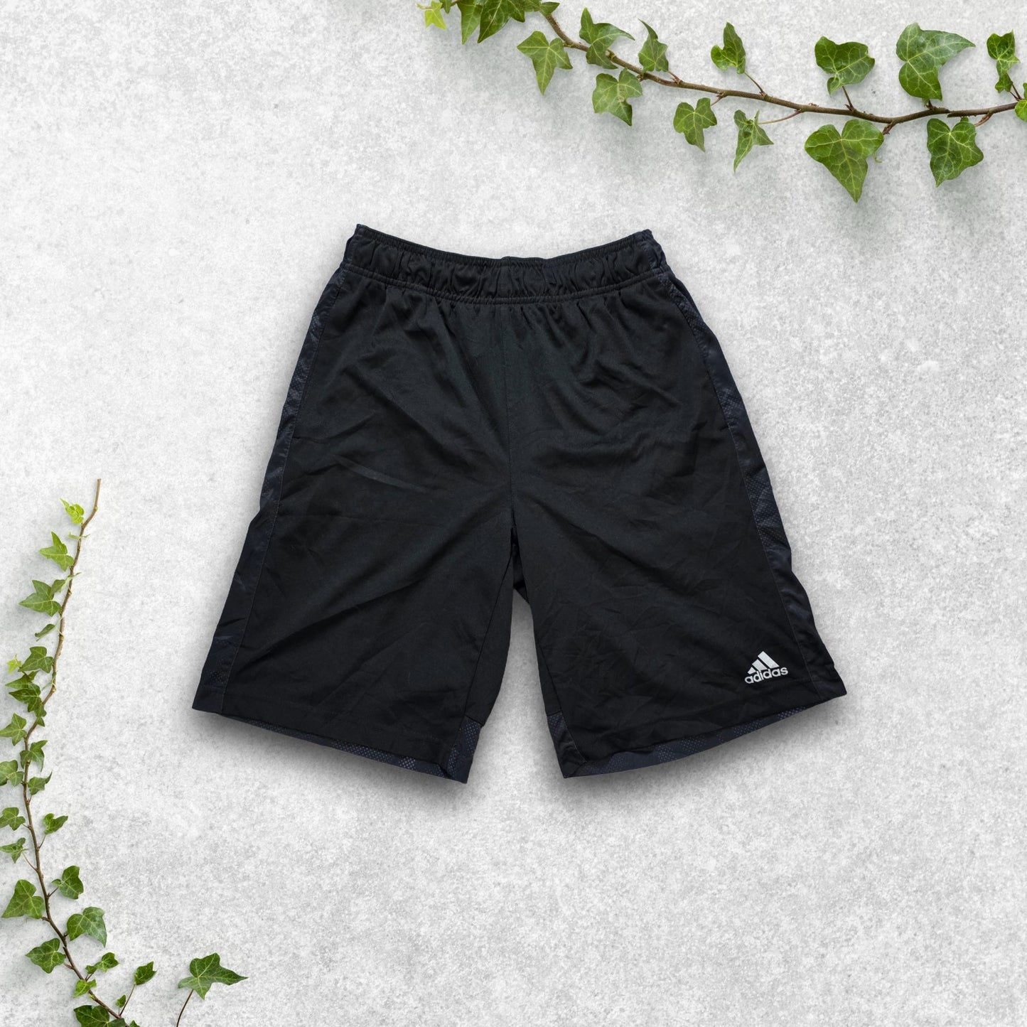 Adidas Women's Climalite Black Sports Shorts L 14/16 W26 Inseam 10"