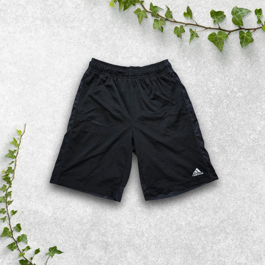 Adidas Women's Climalite Black Sports Shorts L 14/16 W26 Inseam 10"