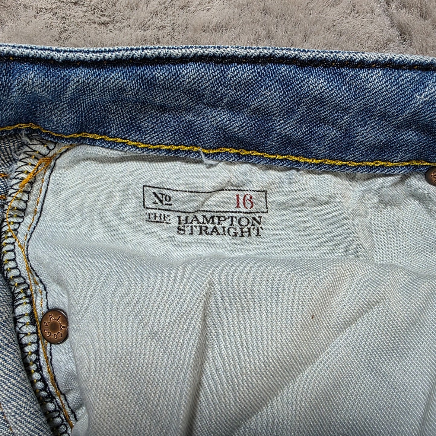 Polo Ralph Lauren Women’s Hampton Straight Jeans W28 L28 Denim UK 10–12