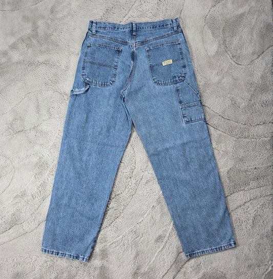 Wrangler Carpenter Jeans 94LSWVD 94LWPVD Blue Straight Leg W30 L30 Men’s Mexico
