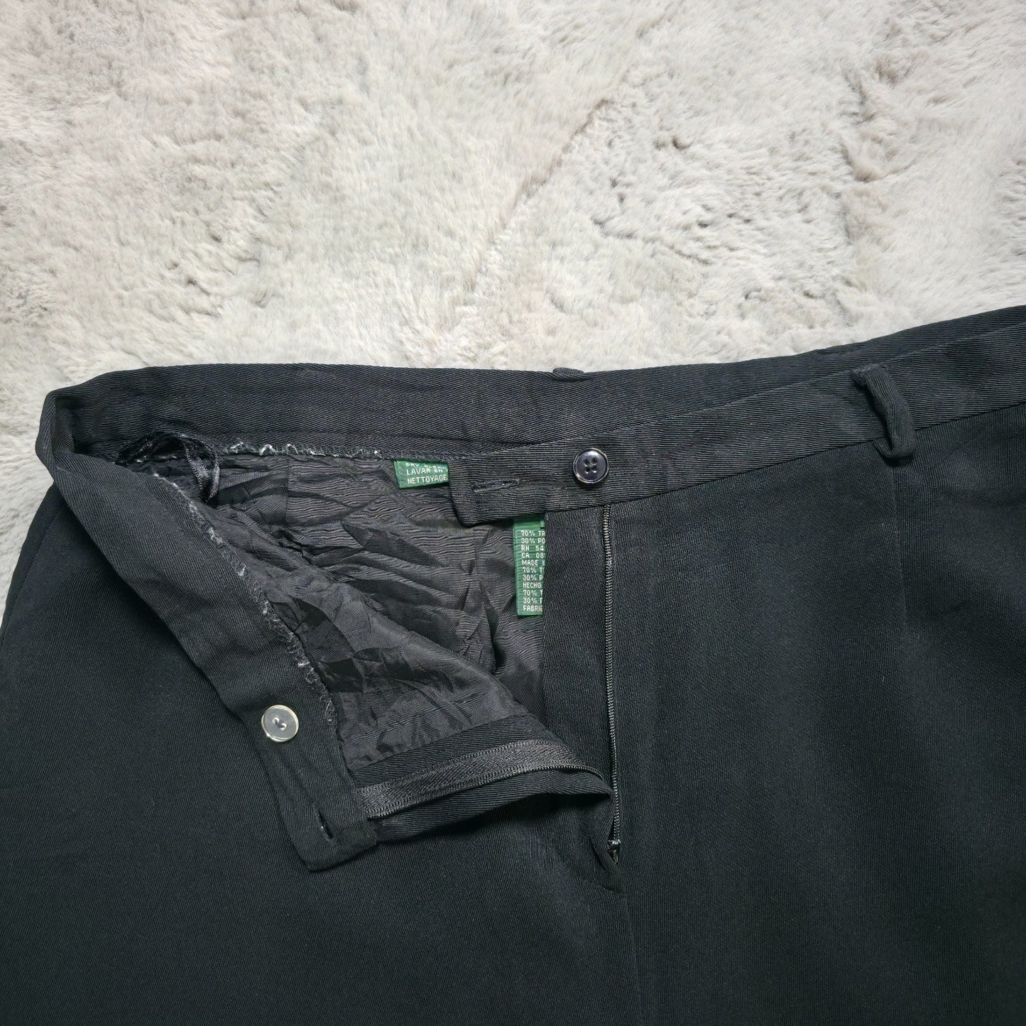Lauren Ralph Lauren Women’s Plus Size Black Formal Tailored Trousers US 16 UK 20