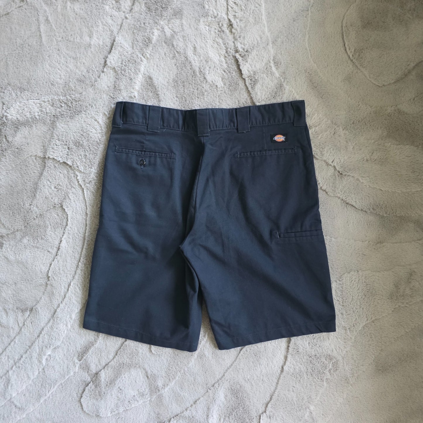 Dickies FLEX Navy Blue Work Shorts W36 Relaxed Fit Utility Style Stretch Fabric