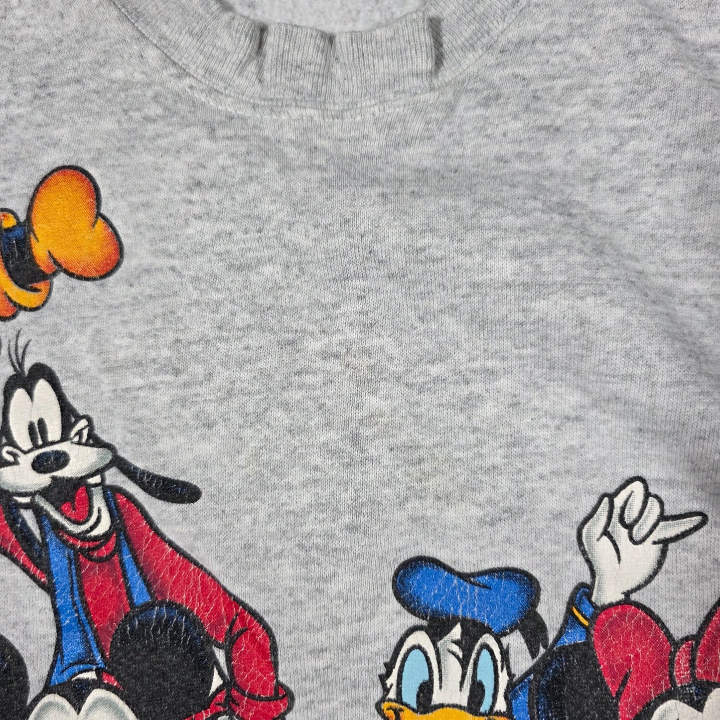 Vintage Mickey Unlimited Jerry Leigh Sweatshirt Large Made in USA Grey Disney