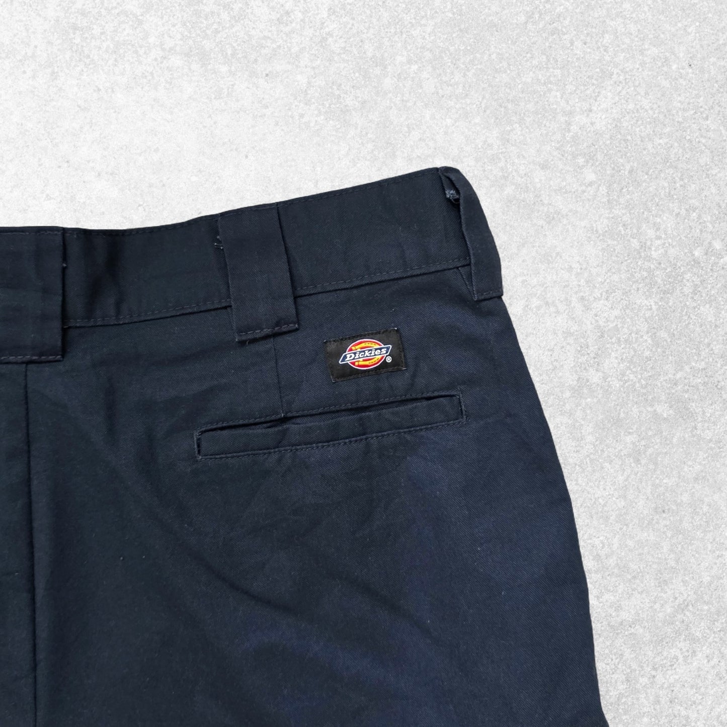 Dickies FLEX Navy Cargo Shorts W36 Regular Fit 65/35 Workwear Utility Men’s