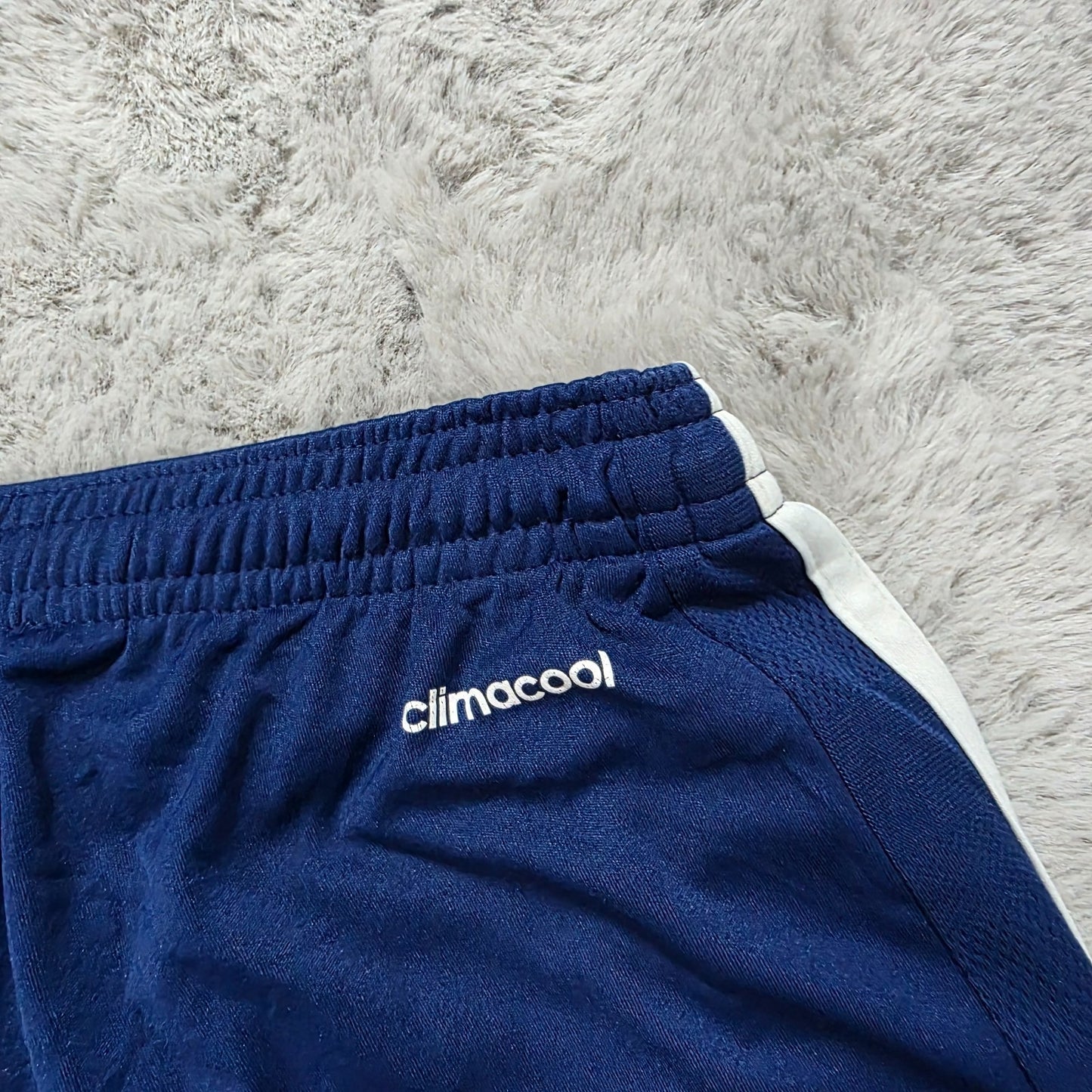 Adidas ClimaCool Navy Sports Shorts Size M W27 Gym Training Lightweight Breathab