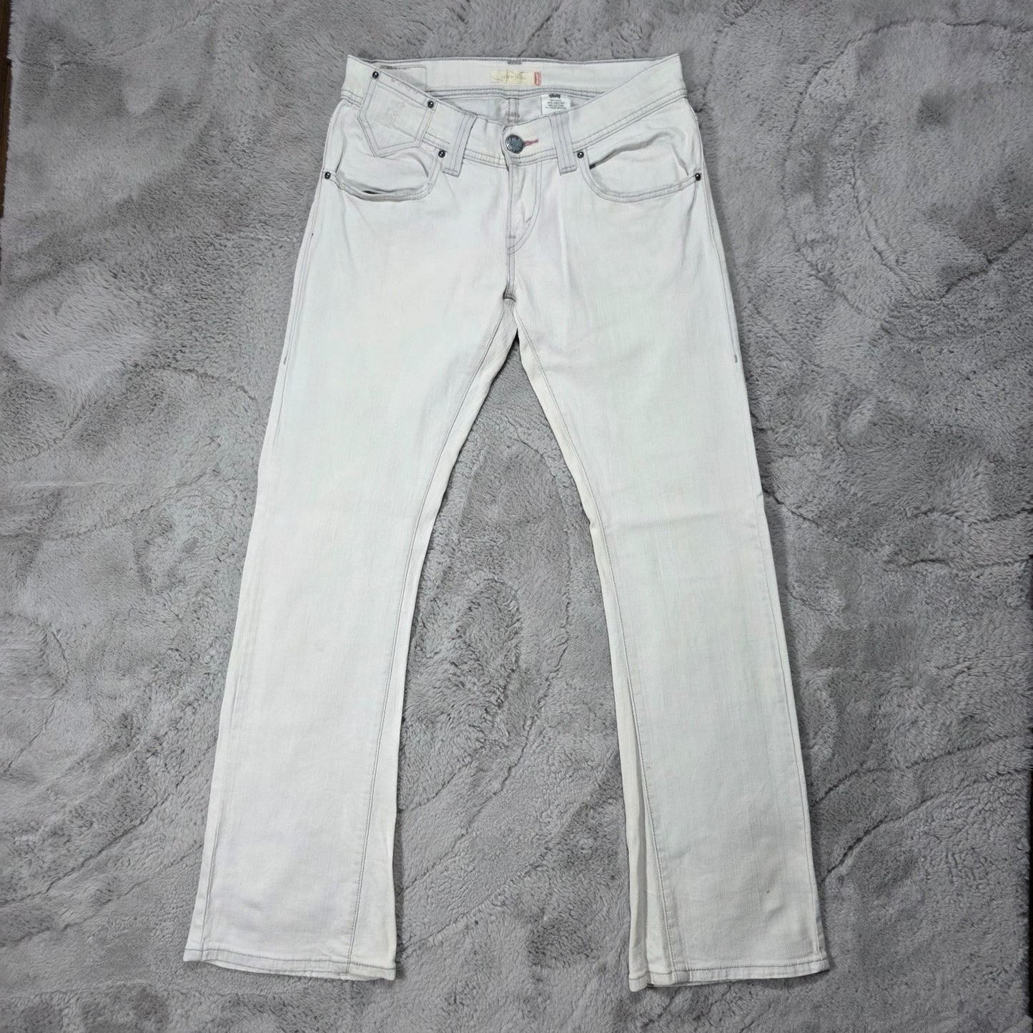 Levi’s Women’s Bootcut Jeans White Denim Size 7M W33 L33