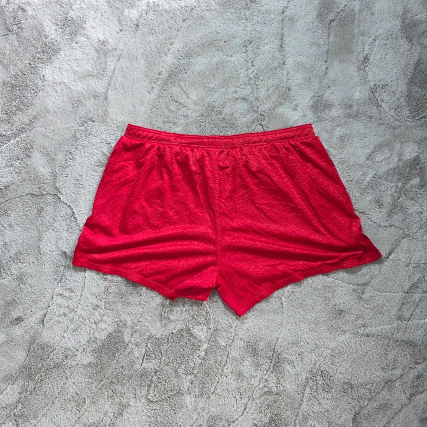 Champion Red Mesh Sports Shorts W34 | Lightweight Gym/Running Shorts