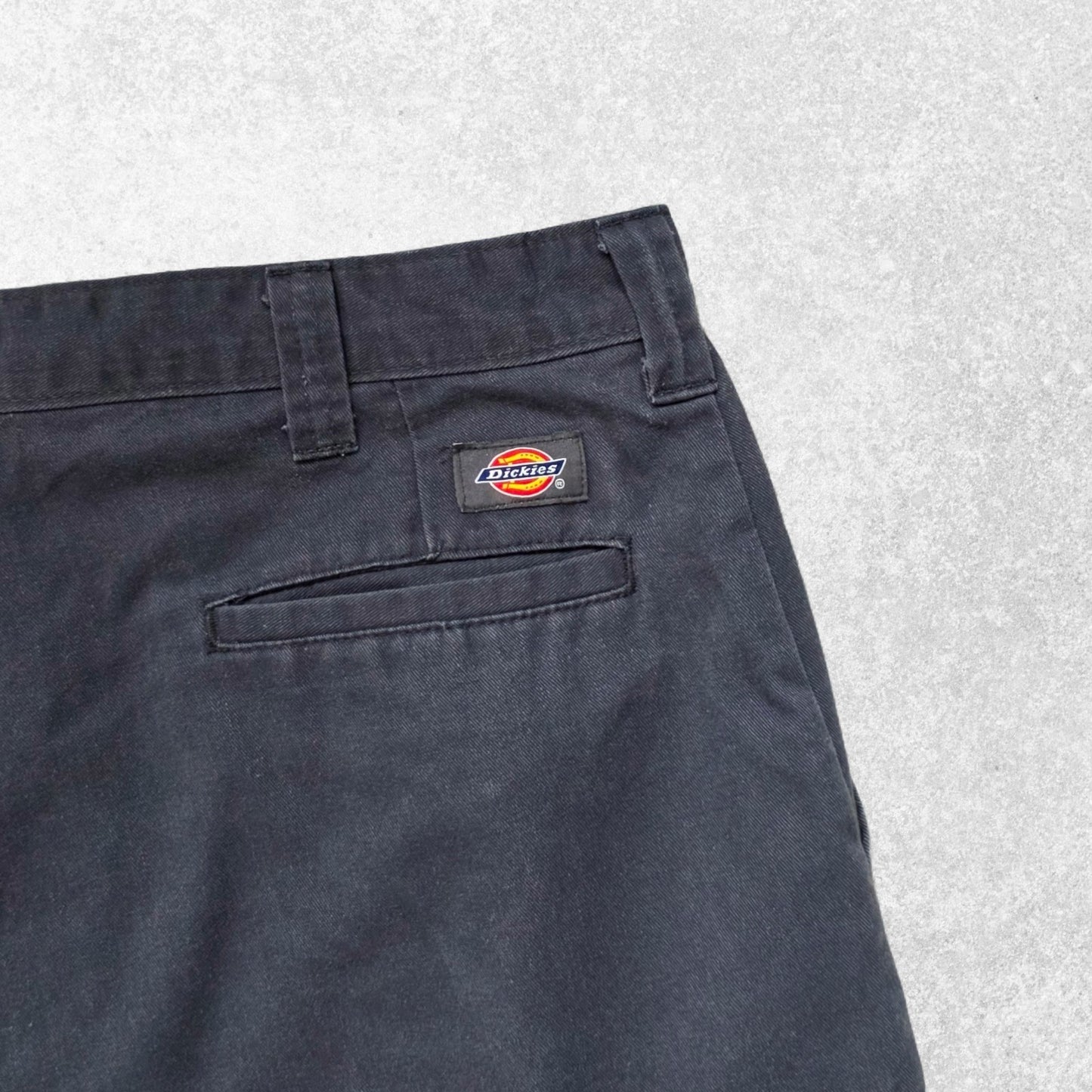 Vintage Dickies Cargo Shorts Faded Navy W36 Utility Workwear Festival