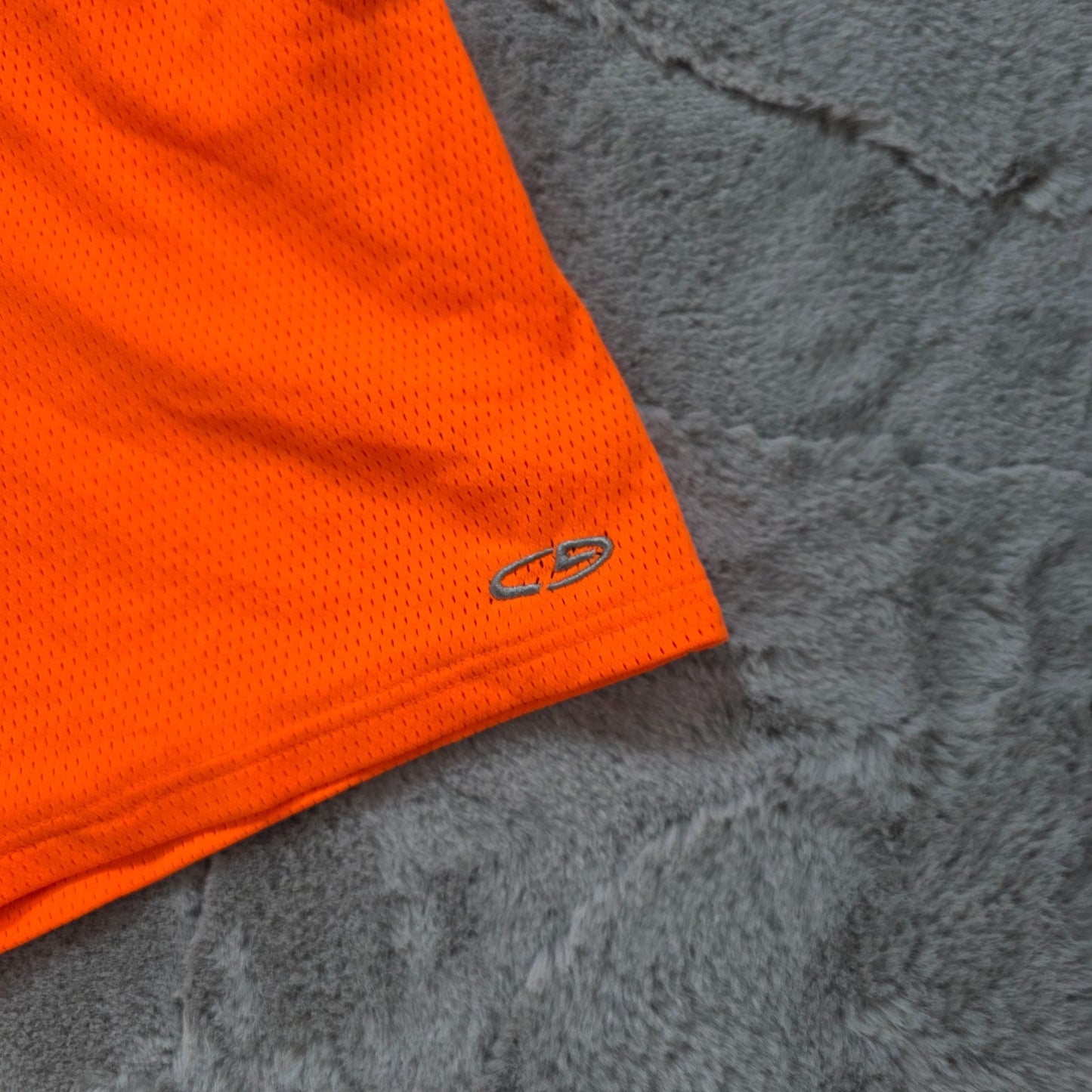 Starter Orange Mesh Sports Shorts Youth L (12β14) W24 | Lightweight Gymwear