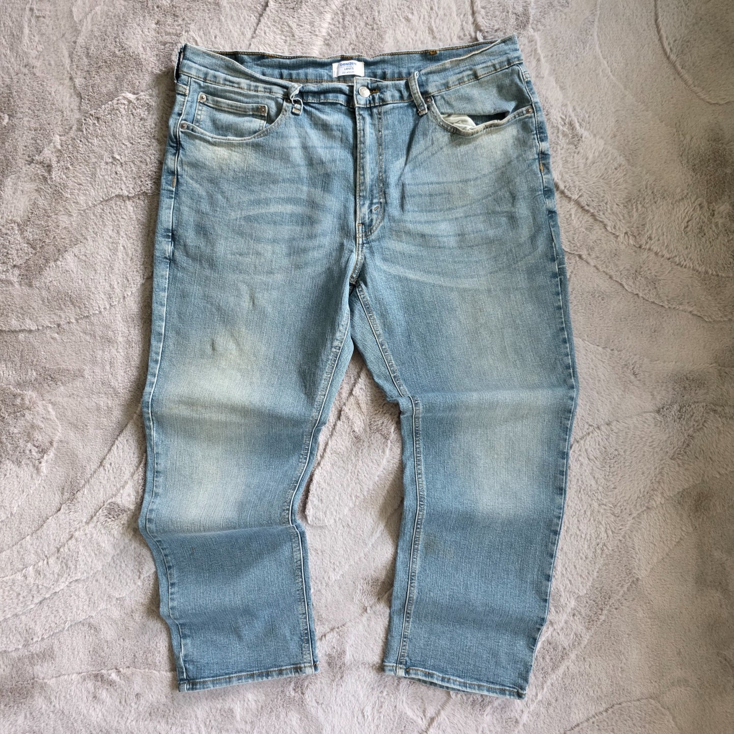 Denizen from Levi’s 231 Athletic Jeans W38 L30 Light Wash Straight Fit Faded Den