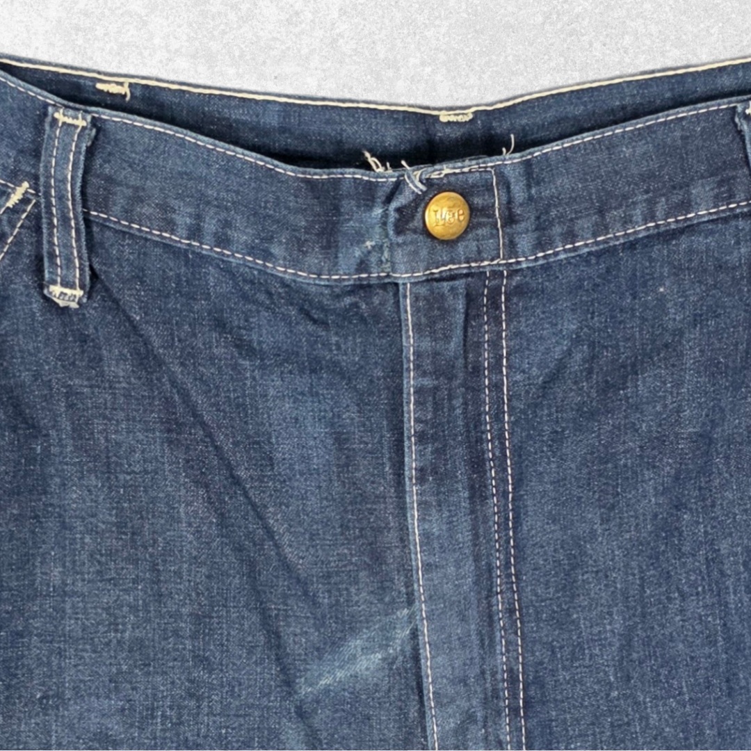 Vintage Lee Carpenter Jeans W38 L30 (W40 L32 Tag) Relaxed USA Made Lightweight