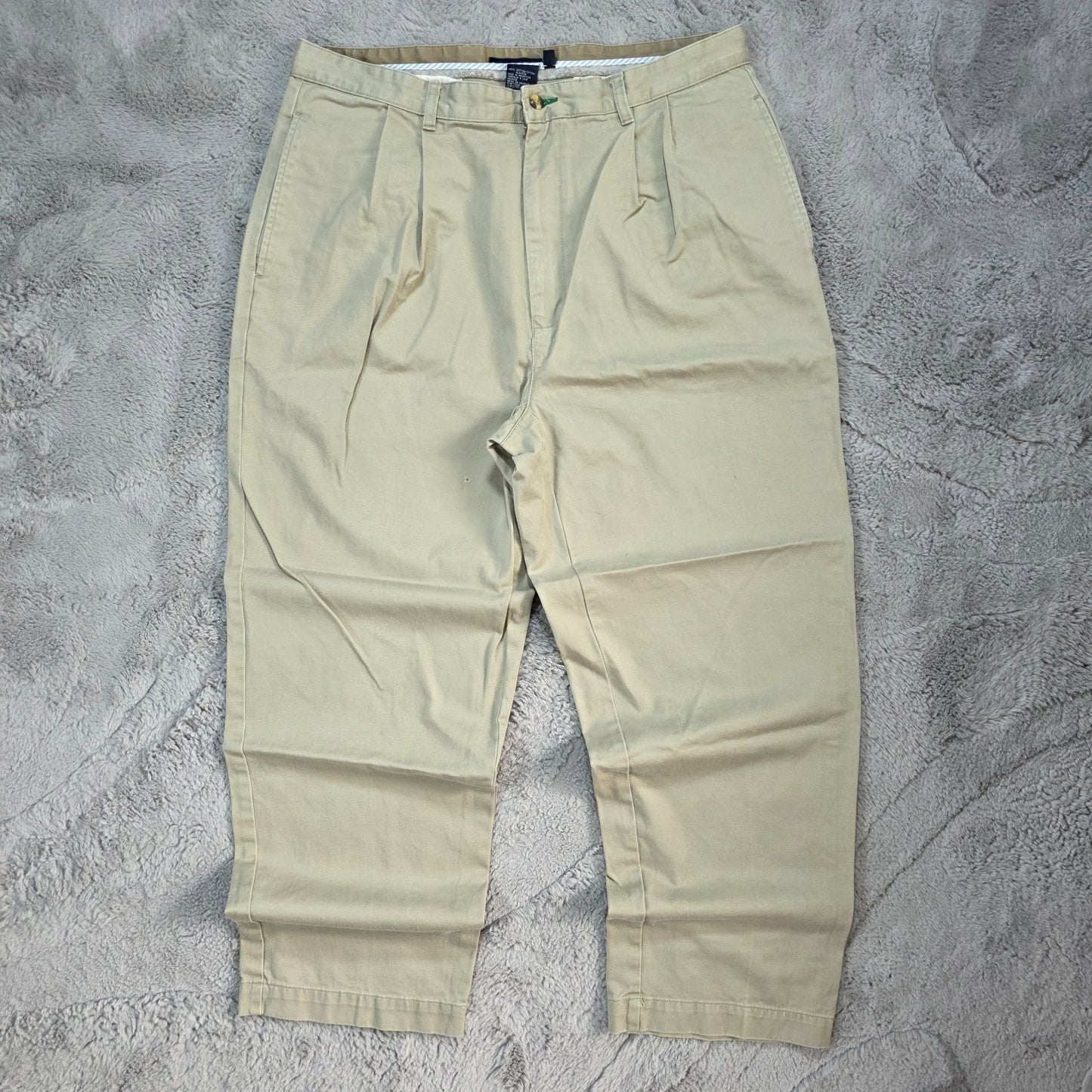 Tommy Hilfiger Beige Chino Trousers W38 L30 (Actual 36) 100% Cotton Mauritius