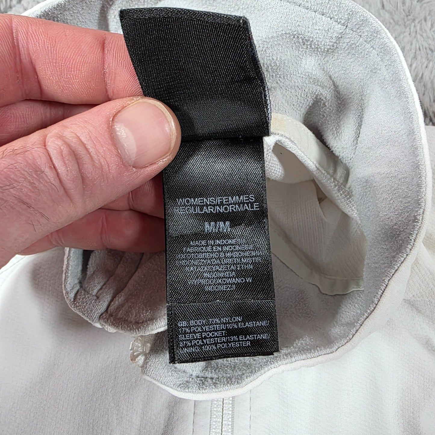 The North Face Summit Series Women’s White Softshell Jacket Size M Outdoor