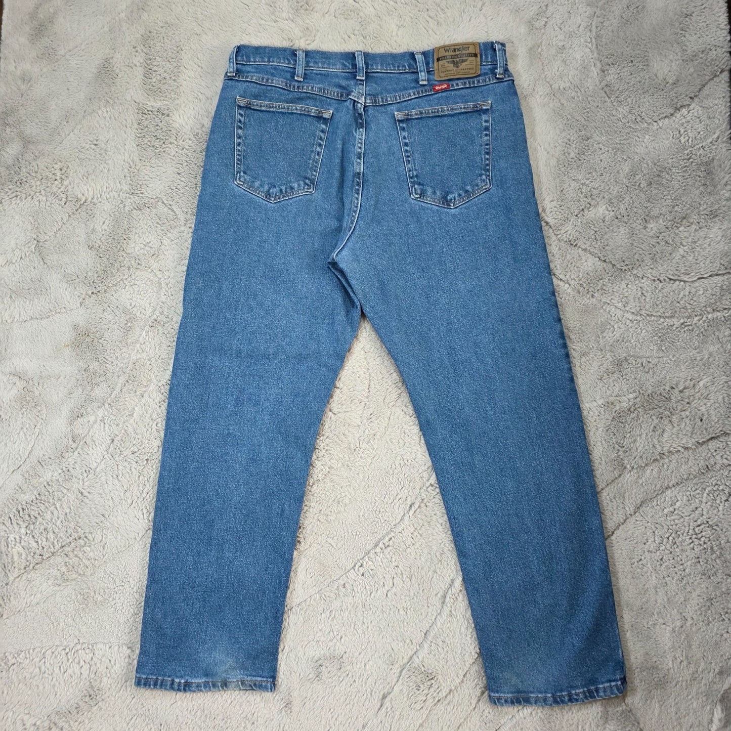 Wrangler Men’s Straight Fit Jeans Blue W36 L30 Nicaragua (M432)