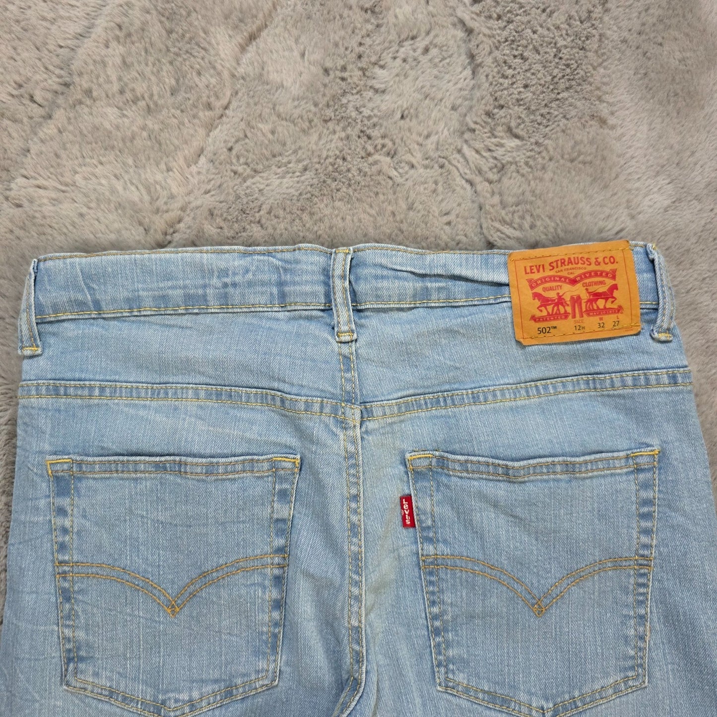 Levi's 502 Regular Taper Women's Stonewashed Denim Jeans W32 L27