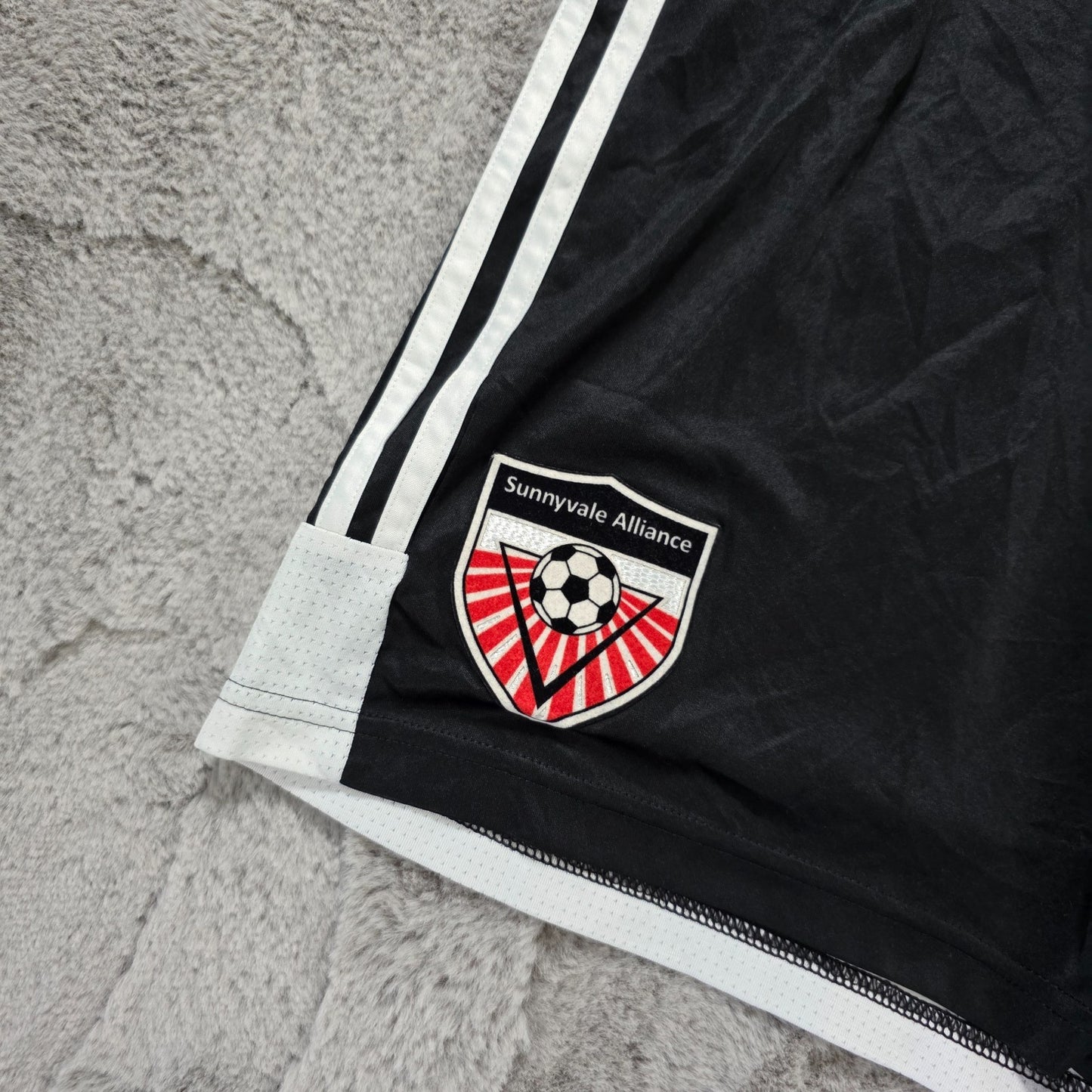 Adidas AEROREADY Sunnyvale Alliance Black Shorts Size M W26 Football Gym