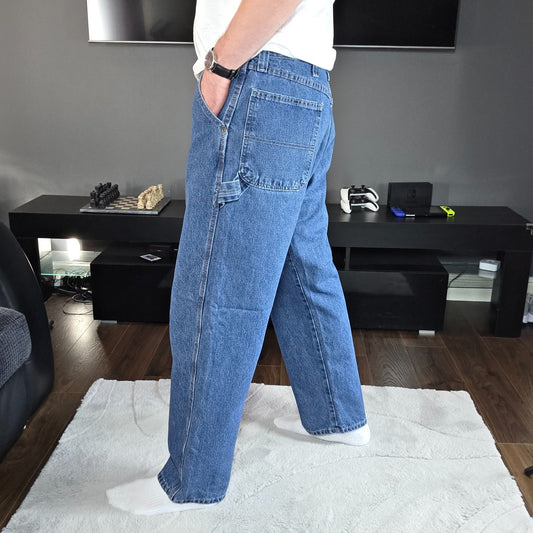 Wrangler Carpenter Jeans 94LSWDV Men’s Straight Blue W38 L30 80/20 Cotton-Poly