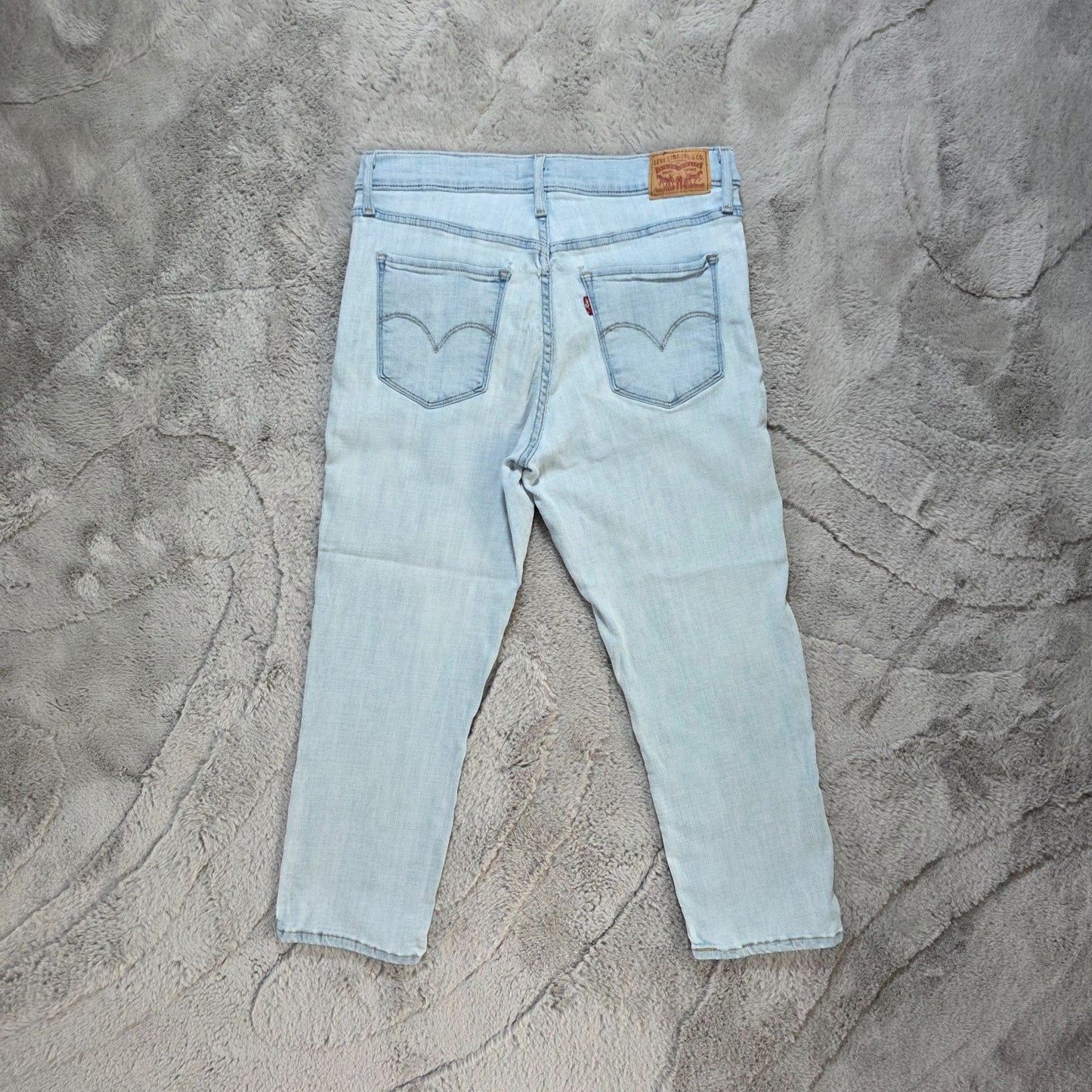 Levi's 311 Women's Shaping Skinny Capri Jeans W31 L22 Stonewashed Denim