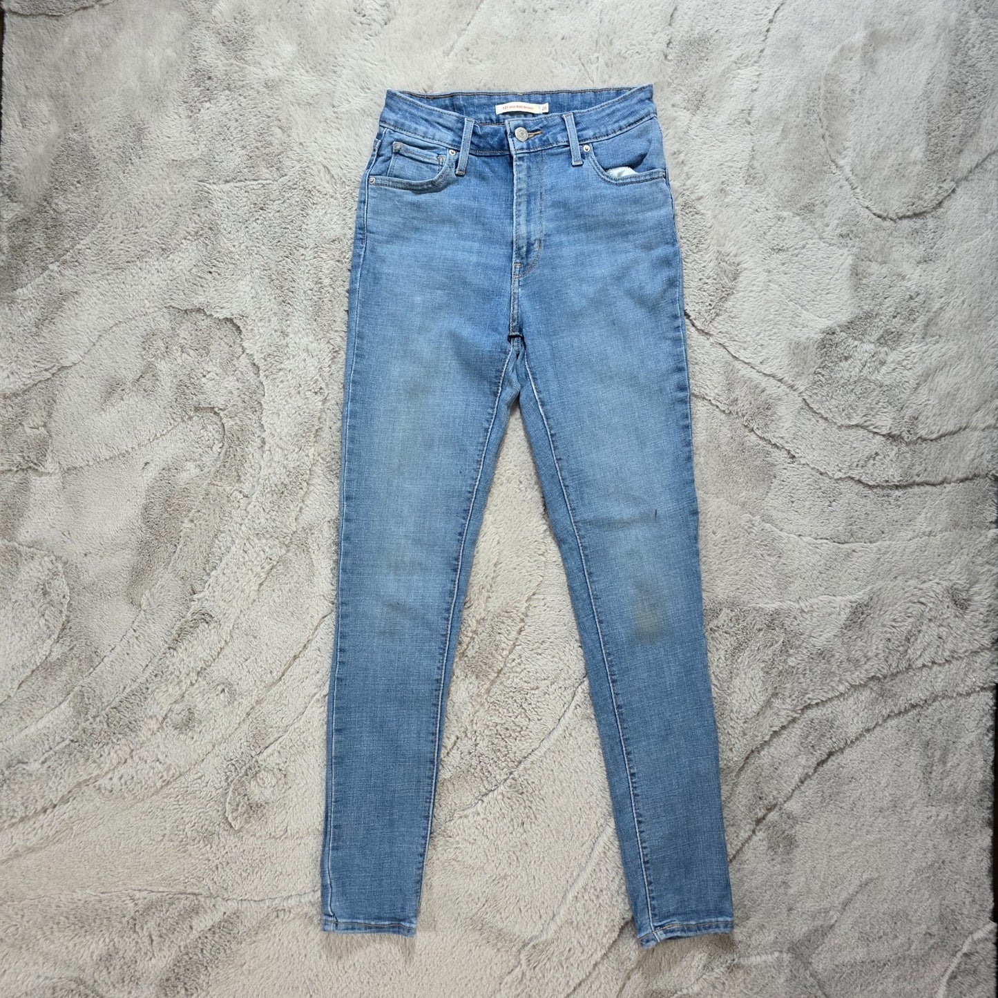 Levi's 711 High Rise Skinny Jeans Medium Wash W26 L30 Women’s Stretch Denim