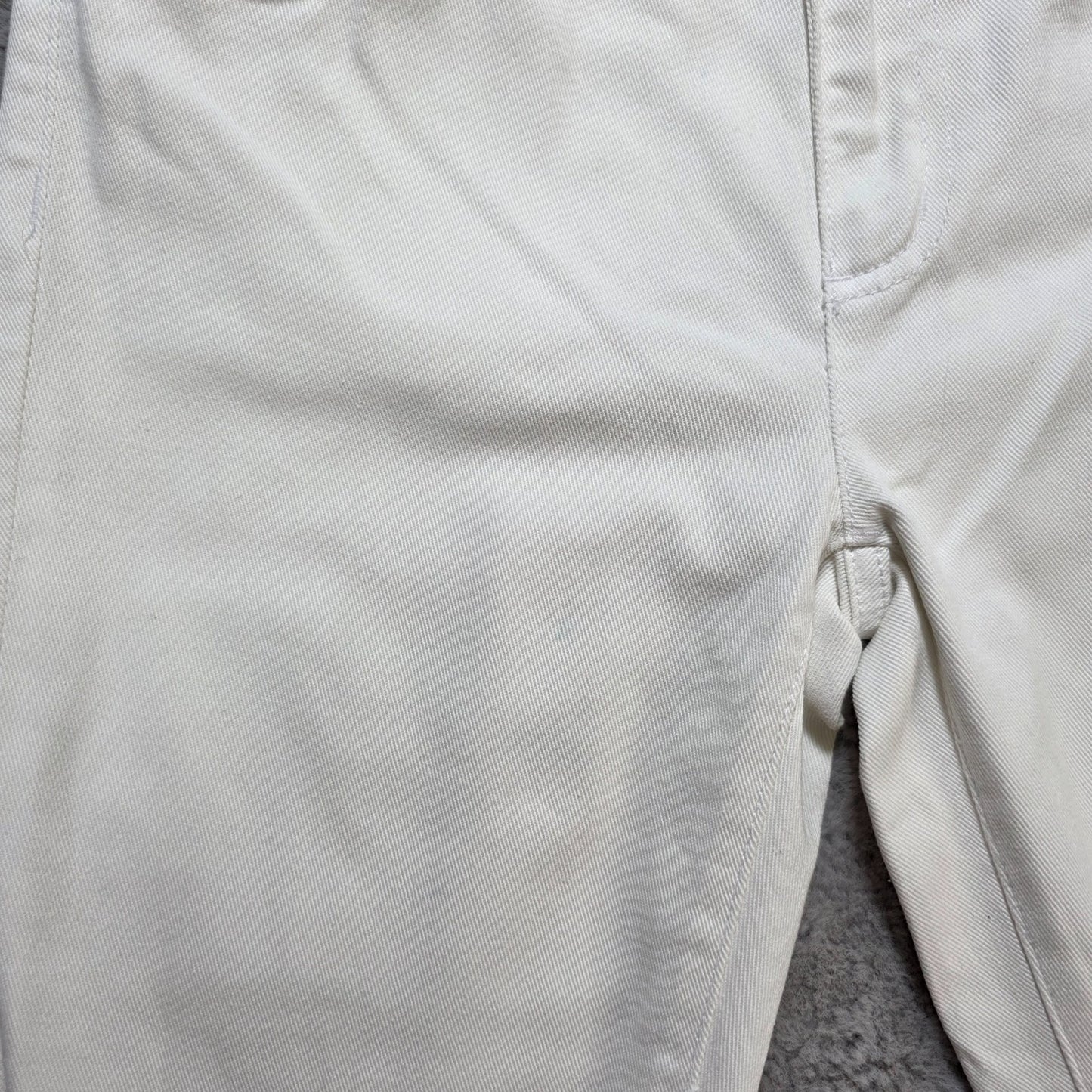 Lauren Jeans Co. Ralph Lauren White Classic Straight Trousers Women’s Size UK 6