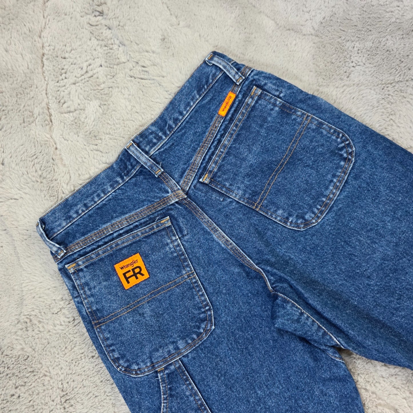 Wrangler Riggs Workwear flame resistant carpenter jeans blue men’s W29 L30 FR 3W