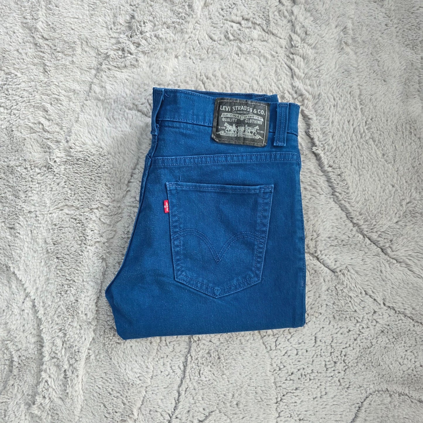 Levi’s 510 Jeans Men’s W32 L32 Bright Blue Super Skinny Vintage Mexico