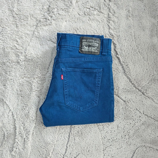 Levi’s 510 Jeans Men’s W32 L32 Bright Blue Super Skinny Vintage Mexico