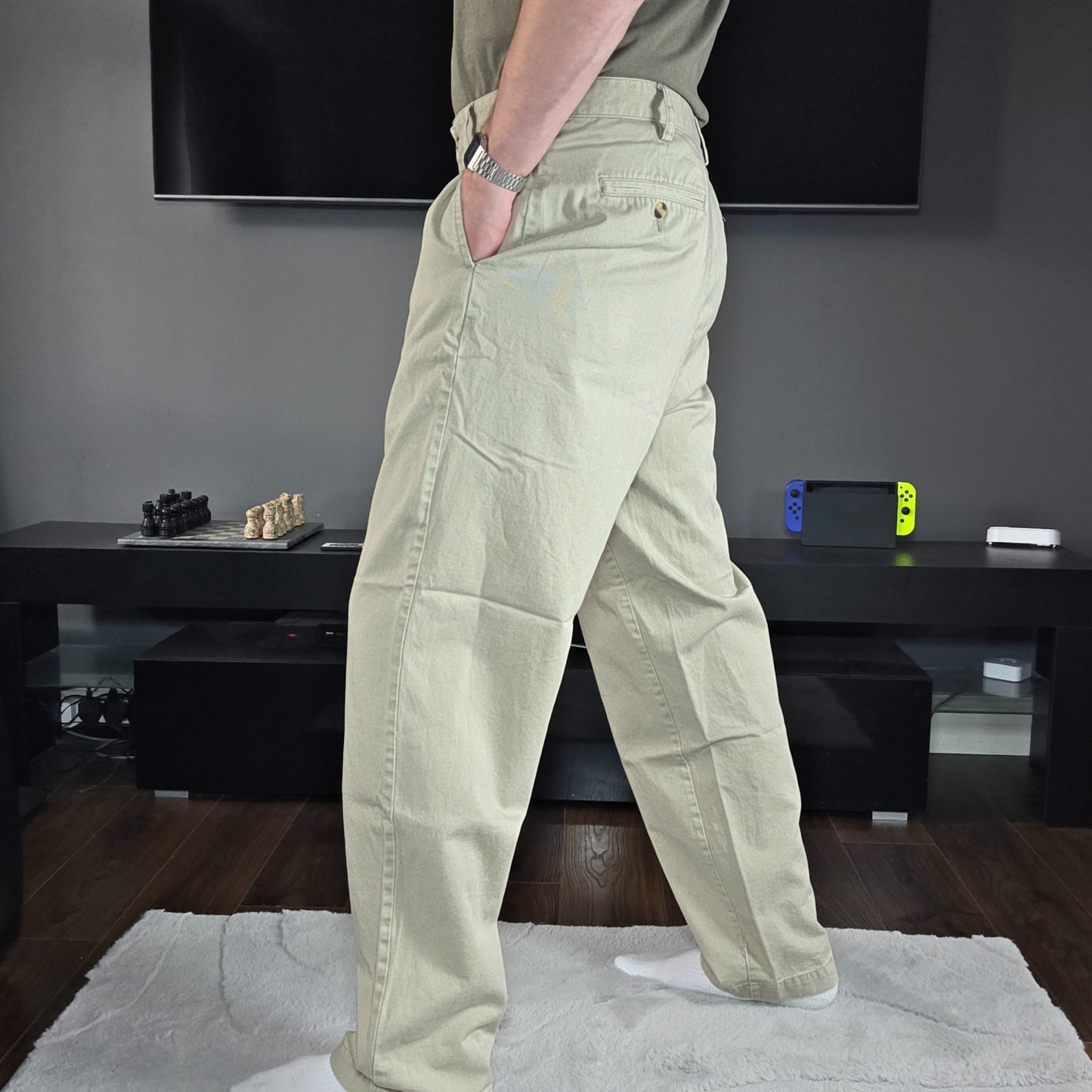 Tommy Hilfiger Beige Chino Trousers W36 L32 100% Cotton Sri Lanka Smart Casual