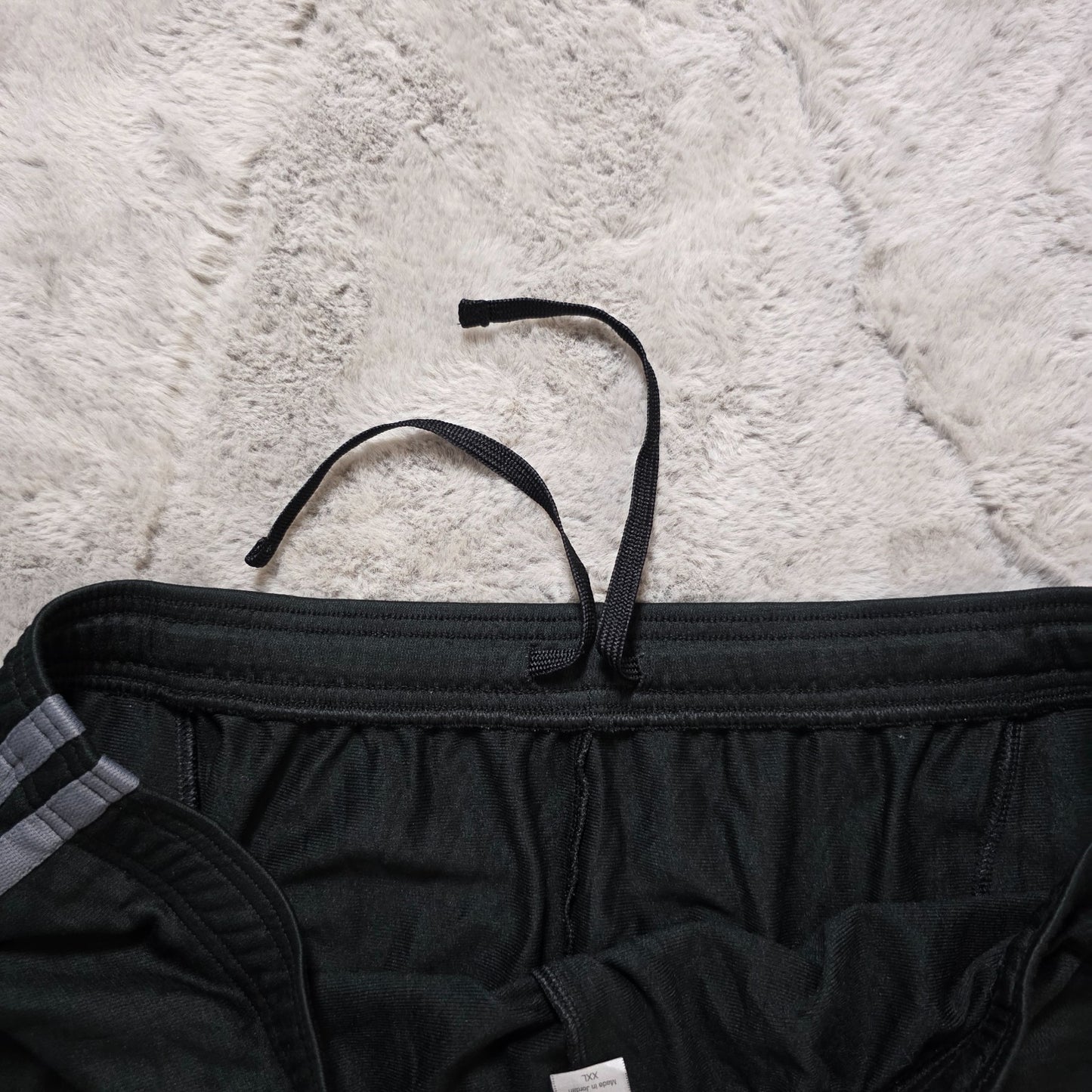 Champion Duofold Black Sports Shorts XXL W38 Polyester Gym Running Activewear