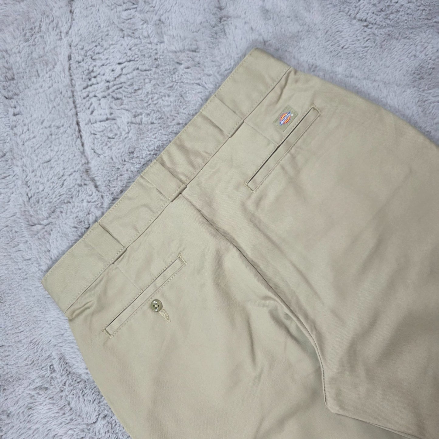 Dickies 874 Women’s Straight Fit Beige Trousers Size 8L (Fits UK 10–12) Workwear
