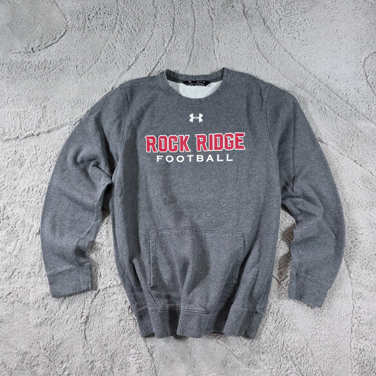 Under Armour ColdGear Rock Ridge Football Pullover Men’s Grey Size XL