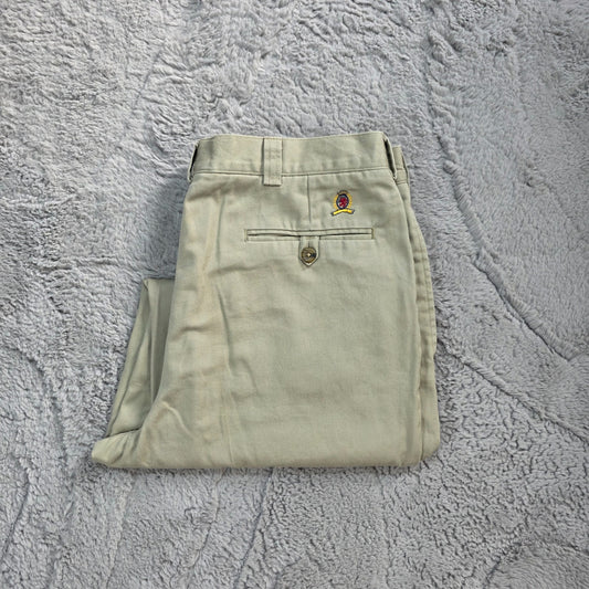 Tommy Hilfiger Beige Chino Trousers W34 L30 Men’s Made in Dominican Republic