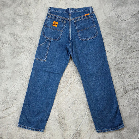 Wrangler Riggs Workwear flame resistant carpenter jeans blue men’s W29 L30 FR 3W