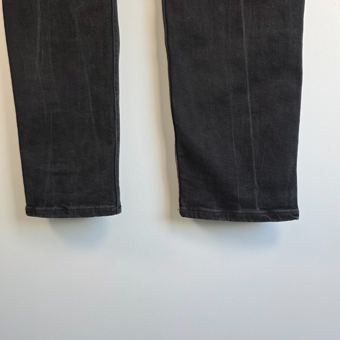 Replay Anbass Jeans Mens W36 L32 Black Stretch Denim Slim Fit Designer