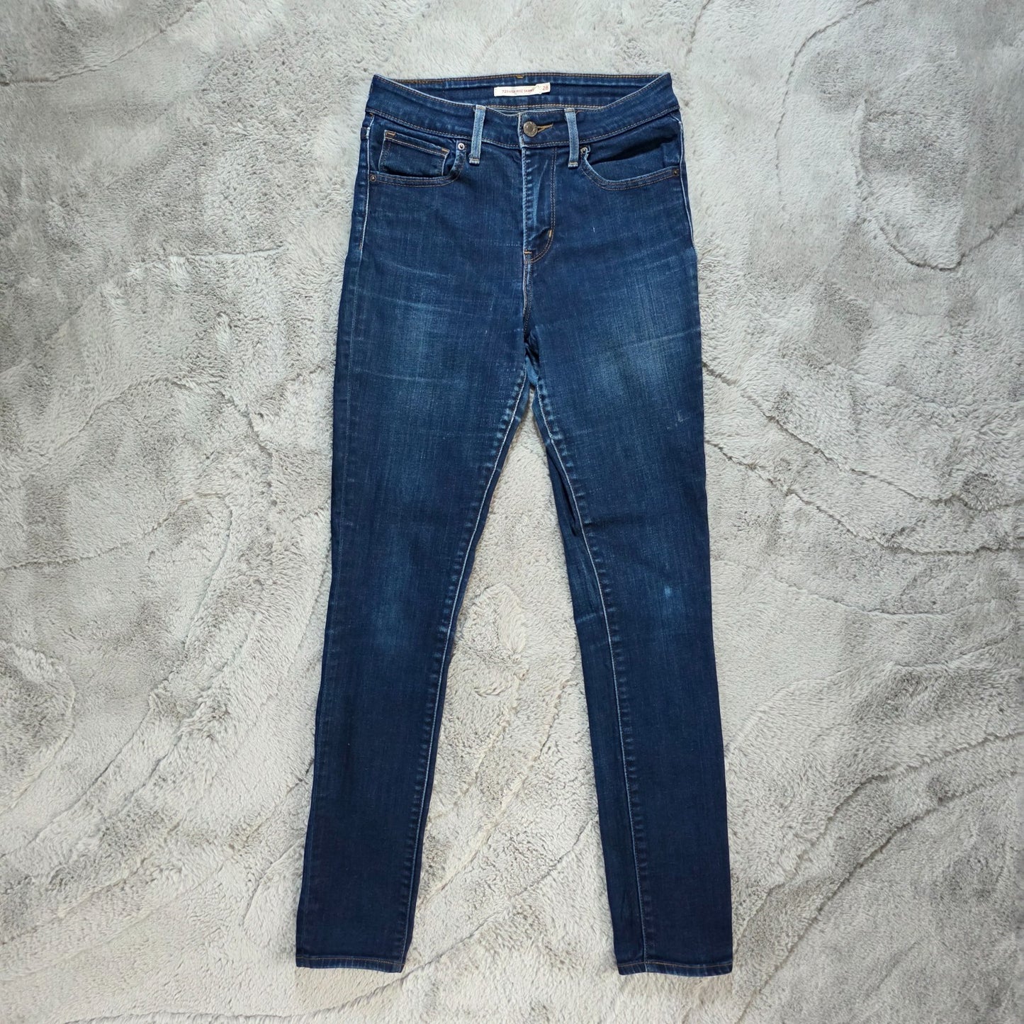 Levi's 721 High Rise Skinny Jeans W28 L30 β Women's β Few Marks β Blue Denim