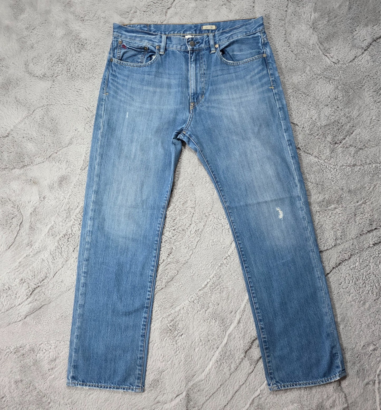 Polo Ralph Lauren Vintage 67 Blue Straight Leg Jeans W34 (36) L32 Men’s