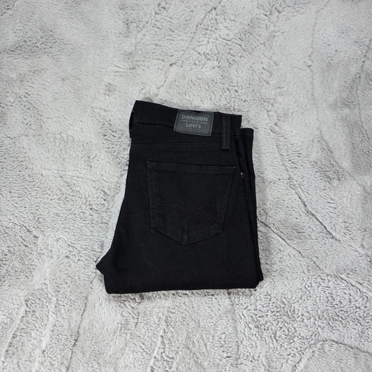 Levi Denizen 216 Slim Black Jeans W30 L32 – Stretch Denim