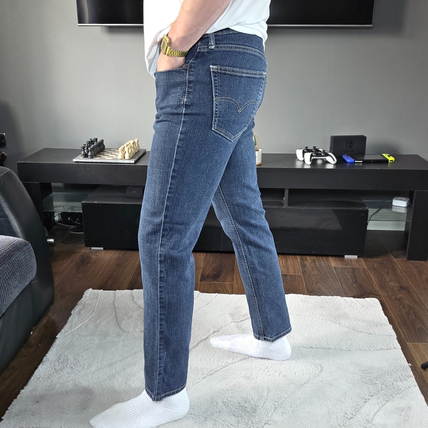 Levi’s 541 Athletic Taper Blue Jeans W31 L32 (Measures 31x30) – Slight Stretch D