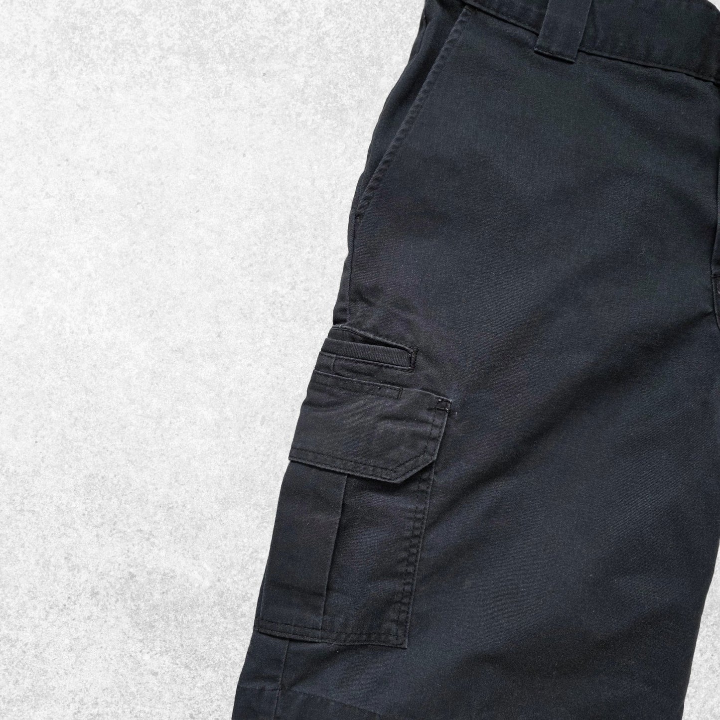 Dickies Cargo Shorts Black W36 Regular Fit Utility Pockets Workwear Cotton