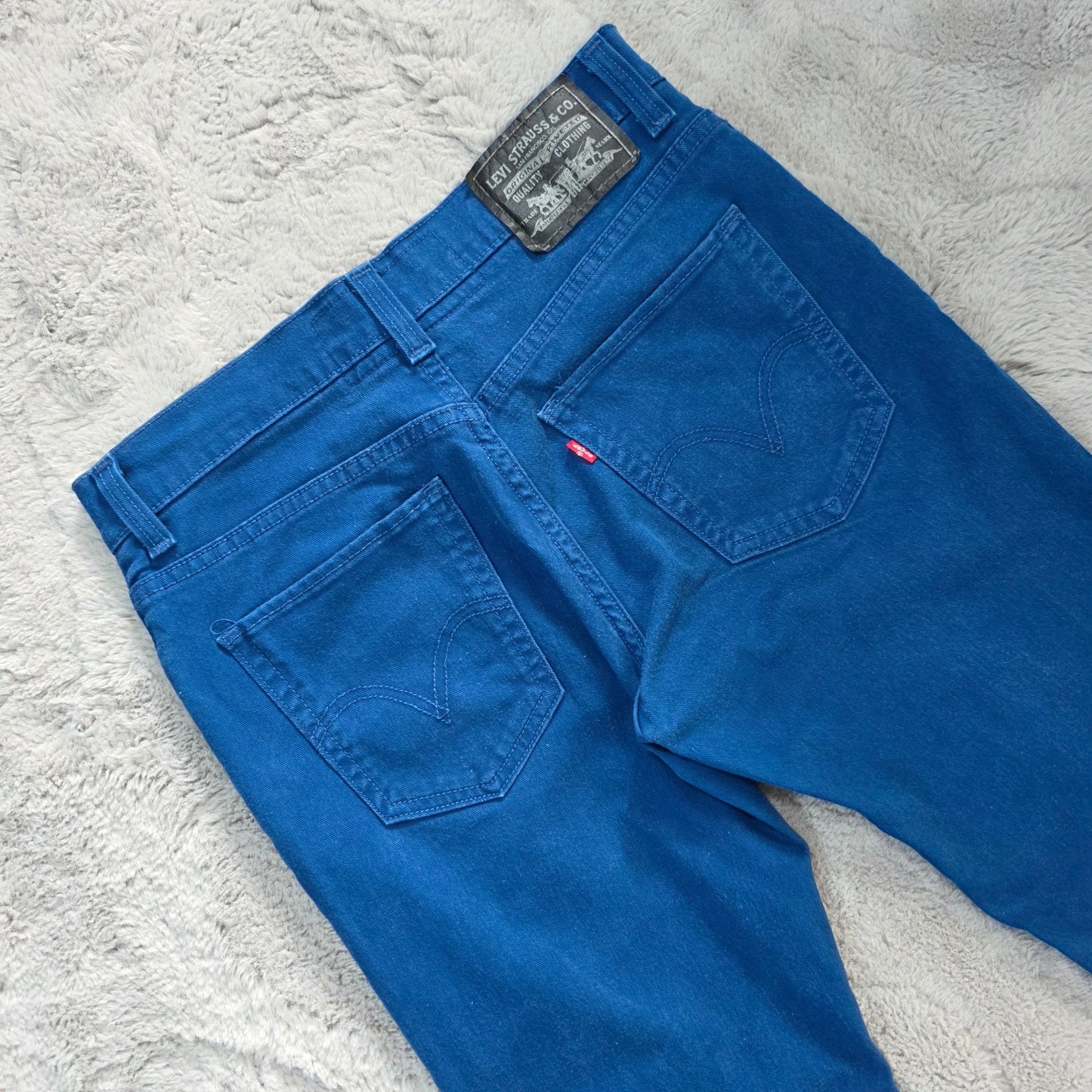Levi’s 510 Jeans Men’s W32 L32 Bright Blue Super Skinny Vintage Mexico