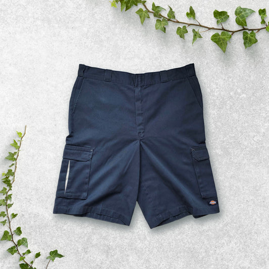 Dickies WR513DN Navy Blue Cargo Shorts W40 Workwear Utility Heavyweight Guatemal
