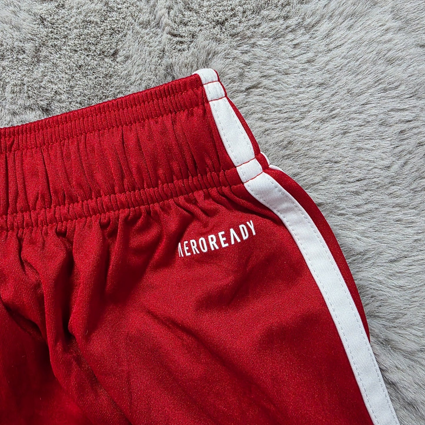 Adidas Arizona Football Shorts Red White Youth L (13β14Y) AEROREADY W22