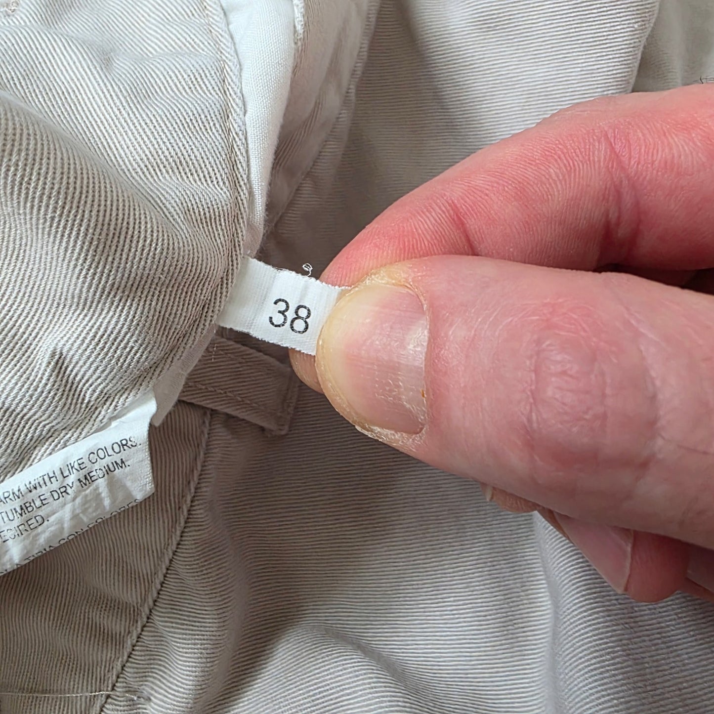 Dickies Cargo Shorts Beige W36 Utility Workwear Cotton Summer Pockets