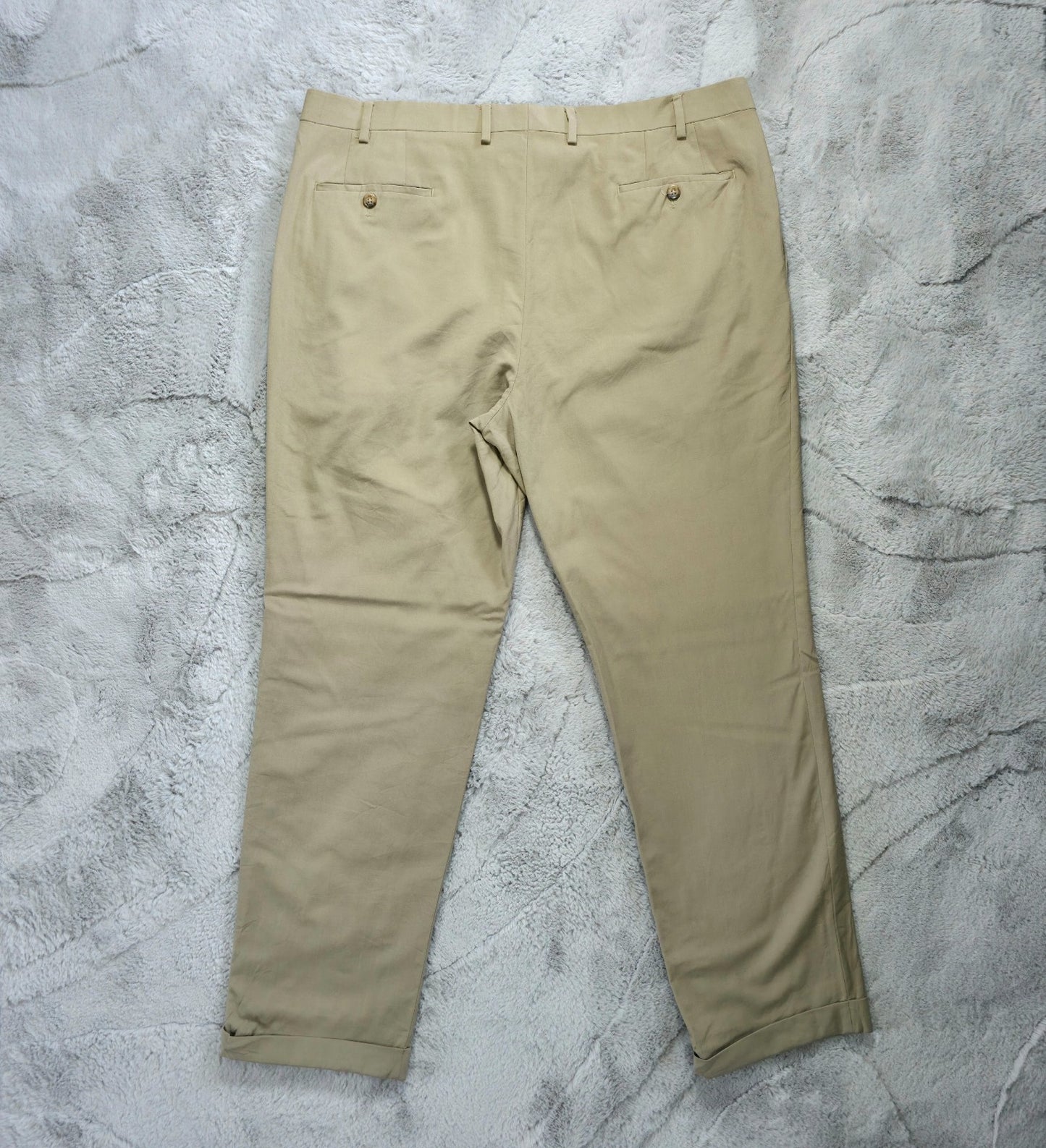 Lauren Ralph Lauren Men’s Big & Tall Beige Wool Blend Stretch Chino W40 L32