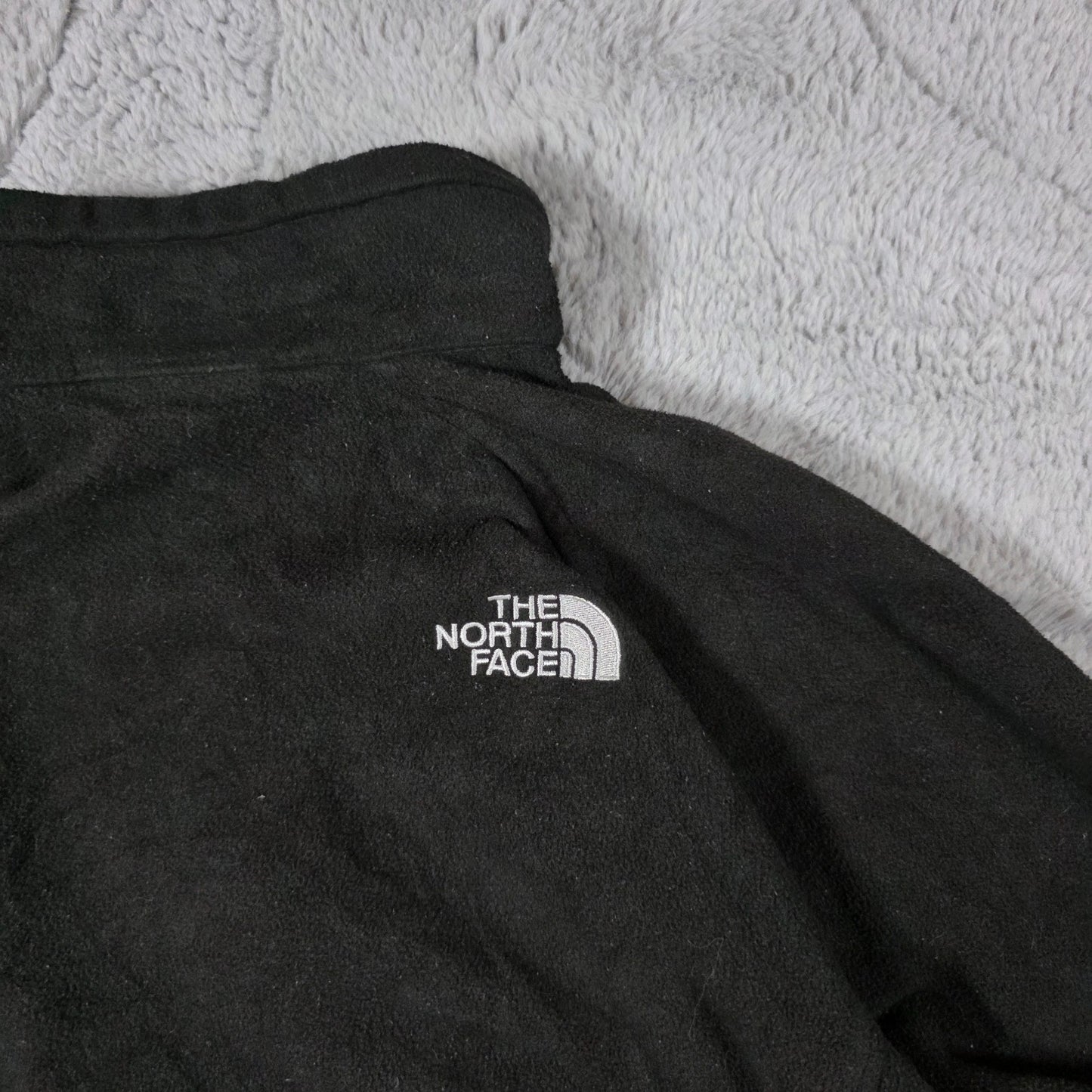 The North Face Women’s Black Full-Zip Fleece Jacket Size L Polyester Outdoor Lay
