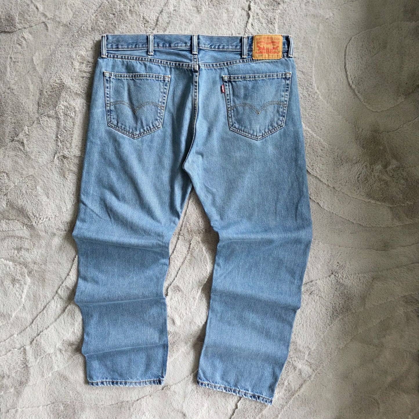 Vintage Levi’s 505 Jeans W40 L32 Straight Leg Light Wash Mexico Made Distressed
