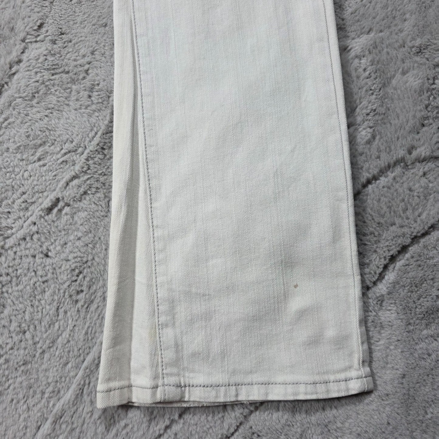Levi’s Women’s Bootcut Jeans White Denim Size 7M W33 L33