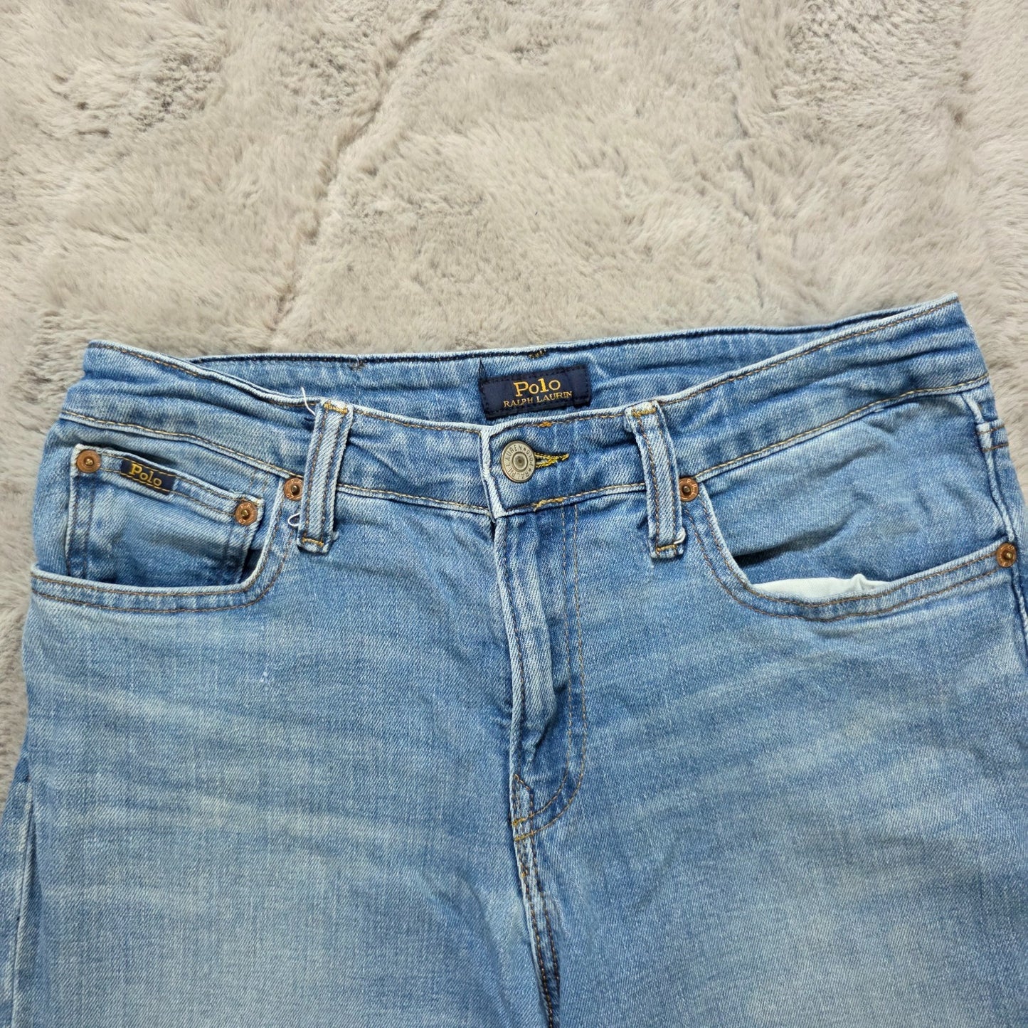 Polo Ralph Lauren Women’s Hampton Straight Jeans W28 L28 Denim UK 10–12