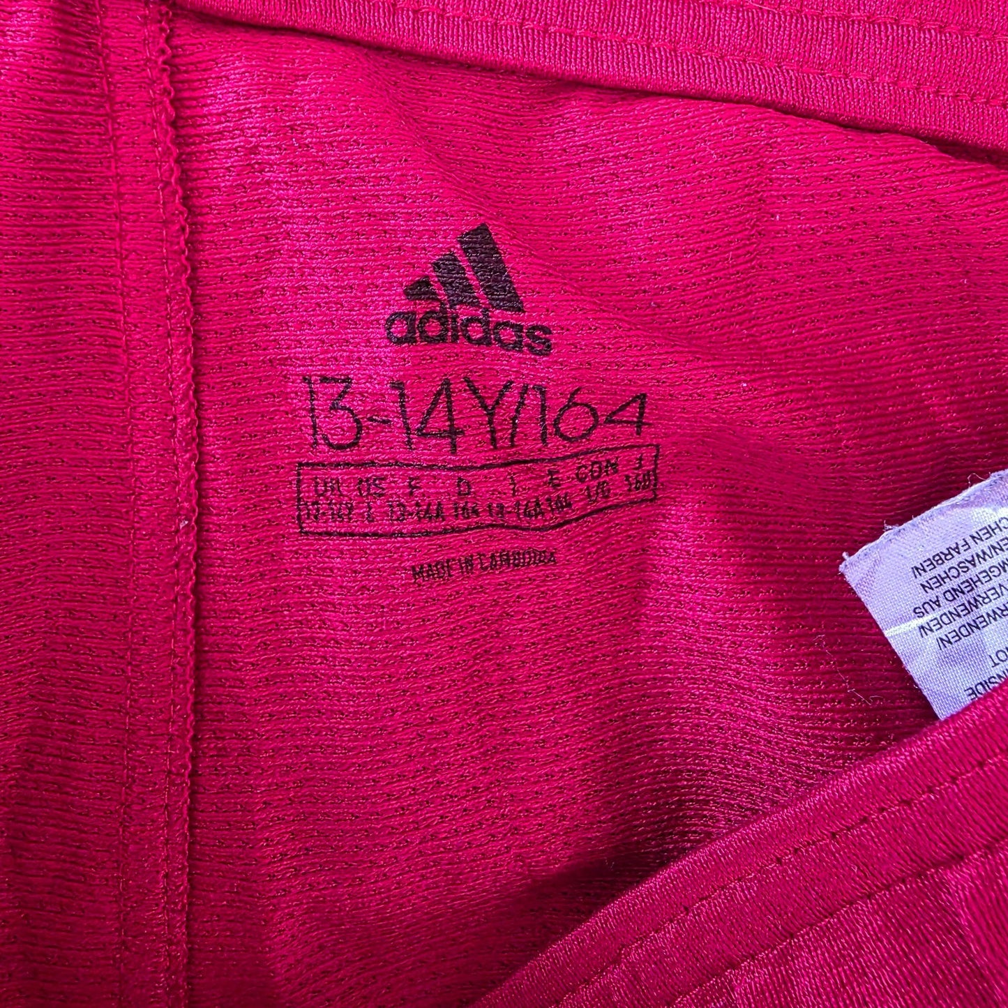 Adidas NC State Wolfpack Basketball Shorts Youth Large Red White 13β14Y 164cm