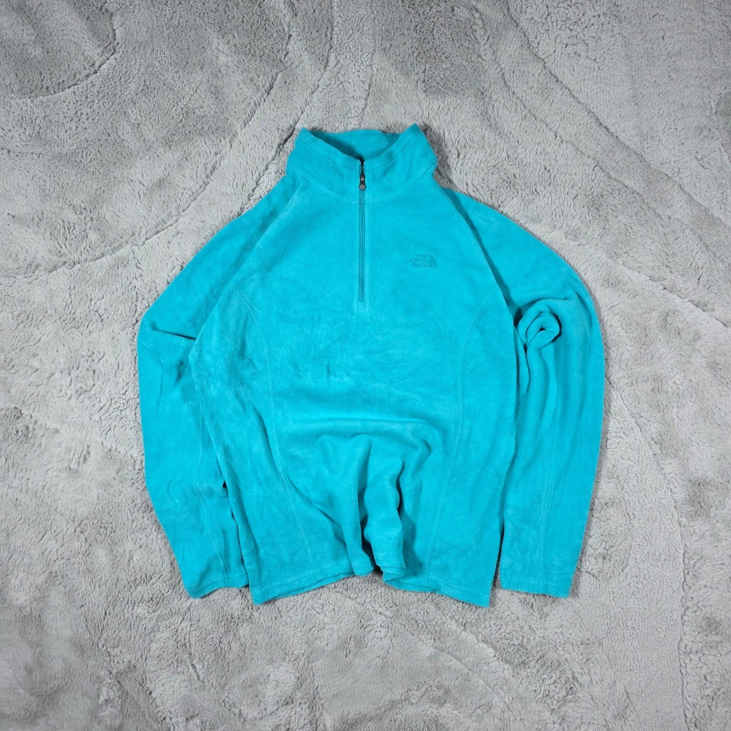 The North Face Women’s TKA 100 Glacier ¼ Zip Fleece Pullover Green Size L